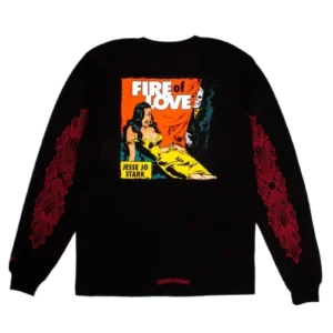 Chrome Hearts Deadly Doll Fire Of Love Long Sleeve T-Shirt