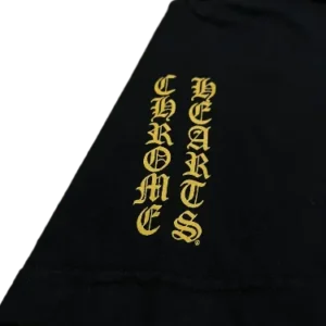 Exclusive Dagger Chrome Hearts Pocket Tee Black view 4