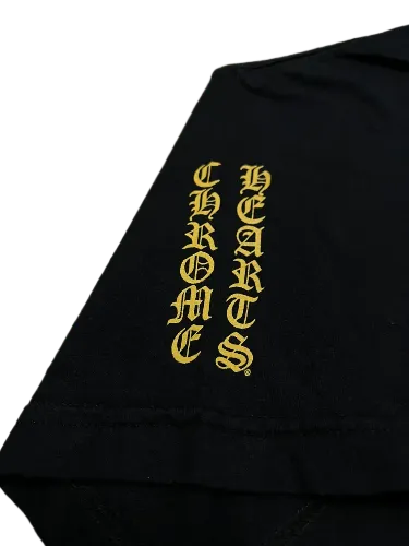 Exclusive Dagger Chrome Hearts Pocket Tee Black view 4