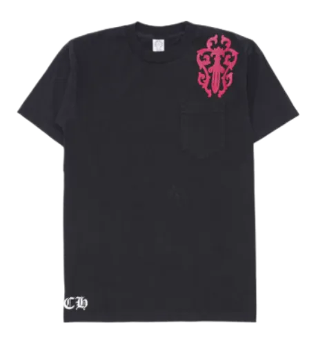 Exclusive Chrome Hearts Dagger Pocket Tee Black view 2