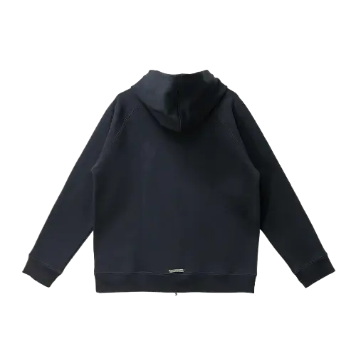 Navy Chrome Hearts Zip Up Hoodie view 2