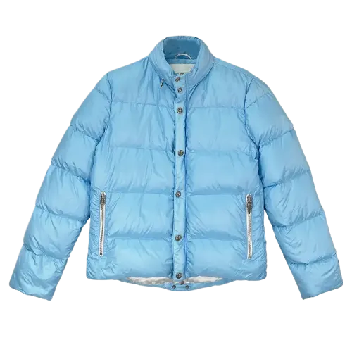 Down Blue Puffer Jacket | Chrome Hearts