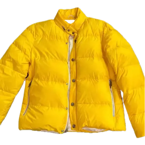 Down Yellow Puffer Jacket | Chrome Hearts