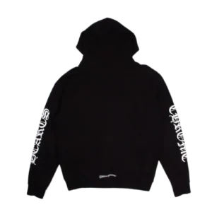 Chrome Hearts Eye Chart Logo Zip Up Hoodie view 2