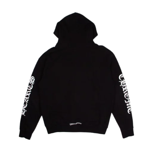 Chrome Hearts Eye Chart Logo Zip Up Hoodie view 2