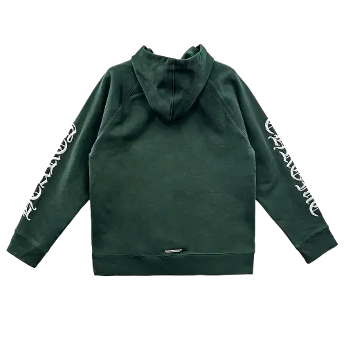 Chrome Hearts Green Hoodie CH Logo view 2