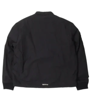 Faux Fur Lined Cemetery Cross Patch Racing Jacket | Chrome Hearts view 2