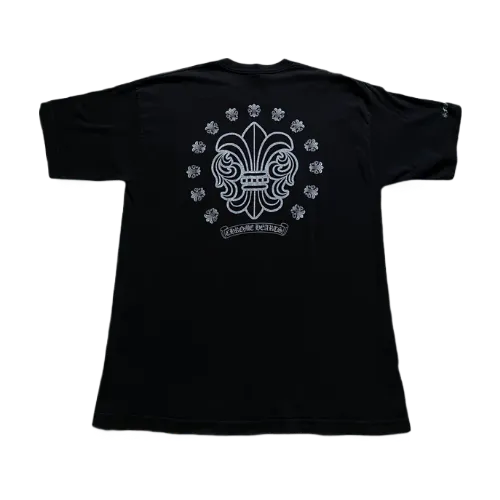 Chrome Hearts Fleur Logo T Shirt Black With Pocket