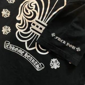 Chrome Hearts Fleur Logo T Shirt Black With Pocket view 3
