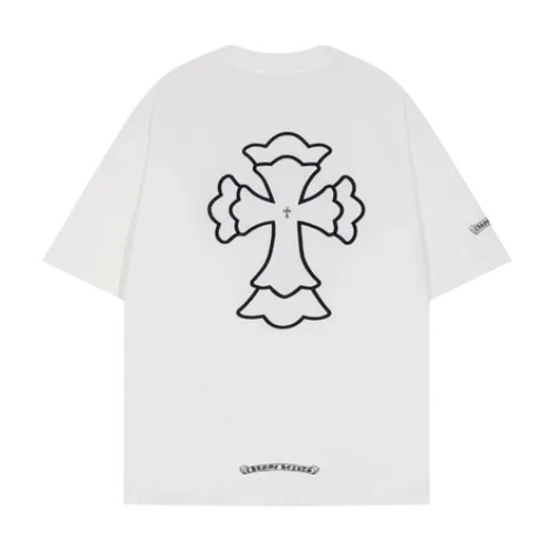 Chrome Hearts Stylish Embroidered Cross Tee