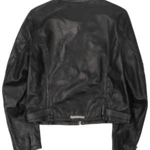 Jet Black Gun Slinger Leather Jacket | Chrome Hearts view 2