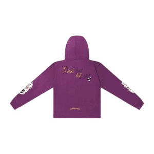 Chrome Hearts I Want More Hoodie Purple