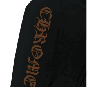 Chrome Hearts Black Hoodie Brown Logo view 4