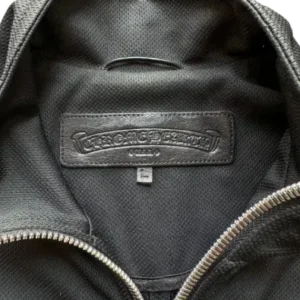 Black Horseshoe Logo Track Jacket | Chrome Hearts view 3