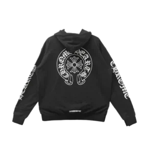 Chrome Hearts Hoodie Horseshoe Logo view 2