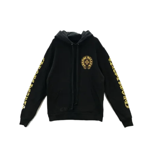 Scripted Chrome Hearts Logo Hoodie