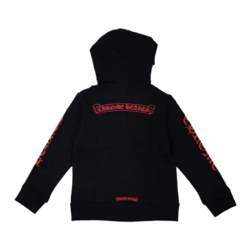 Scroll Logo Chrome Hearts Hoodie