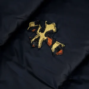 Leopard Cross Patch Puffer Jacket | Chrome Hearts view 3