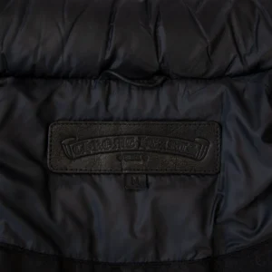 Leopard Cross Patch Puffer Jacket | Chrome Hearts view 4
