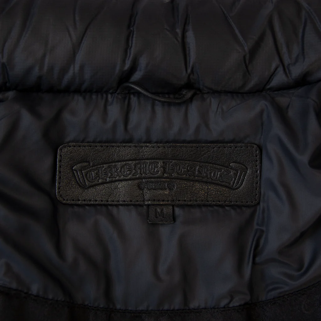 Leopard Cross Patch Puffer Jacket | Chrome Hearts view 4