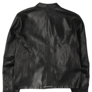 Black Lamb Leather Cafe Racer Jacket | Chrome Hearts view 2