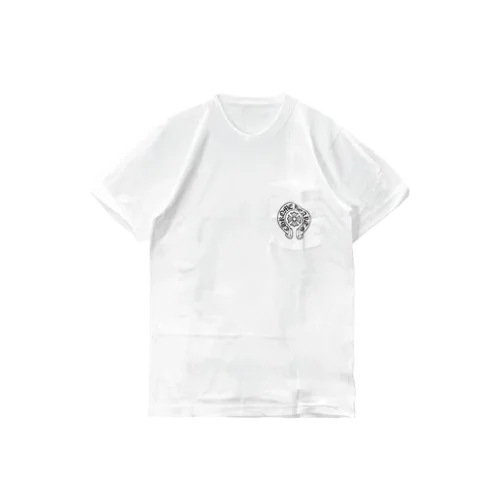Chrome Hearts White Shirt Horseshoe Logo