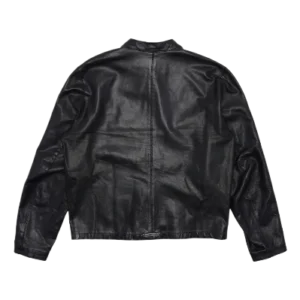 Chrome Hearts Cafe Racer Leather Jacket view 2
