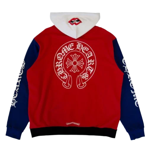 Chrome Hearts Matty Boy Chomper Color Block Hoodie view 2