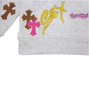 Chrome Hearts Matty Boy Cross Patch Hoodie view 3