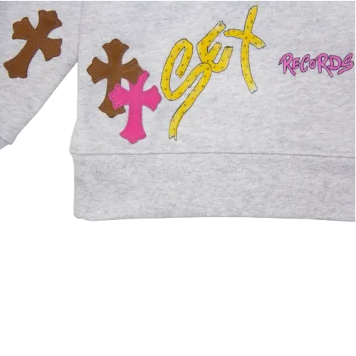 Chrome Hearts Matty Boy Cross Patch Hoodie view 3