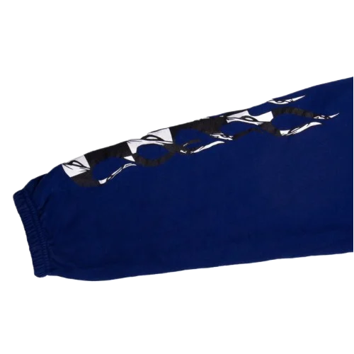 Blue Matty Boy Flame Chrome Hearts Sweatpant view 3