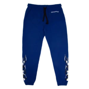 Blue Matty Boy Flame Chrome Hearts Sweatpant