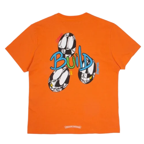 Chrome Hearts Matty Boy Link And Build Orange T-Shirt