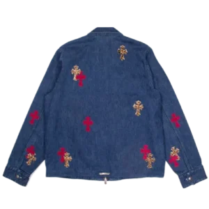 Chrome Hearts Mixed Cross Patch Street Meat Work Jacket view 2