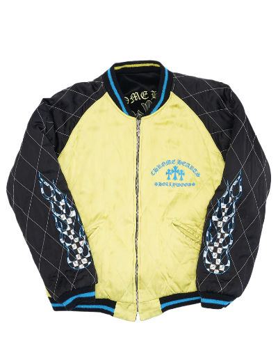 Matty Boy Flaming Youth Reversible Souvenir Jacket | Chrome Hearts view 4