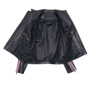 Leather Rider Matty Boy Cemetery Cross Patch Jacket | Chrome Hearts view 4