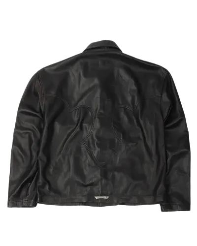 Matty Boy Leather Chomper Blouson | Chrome Hearts view 2