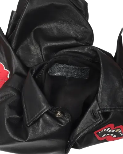 Matty Boy Leather Chomper Blouson | Chrome Hearts view 3