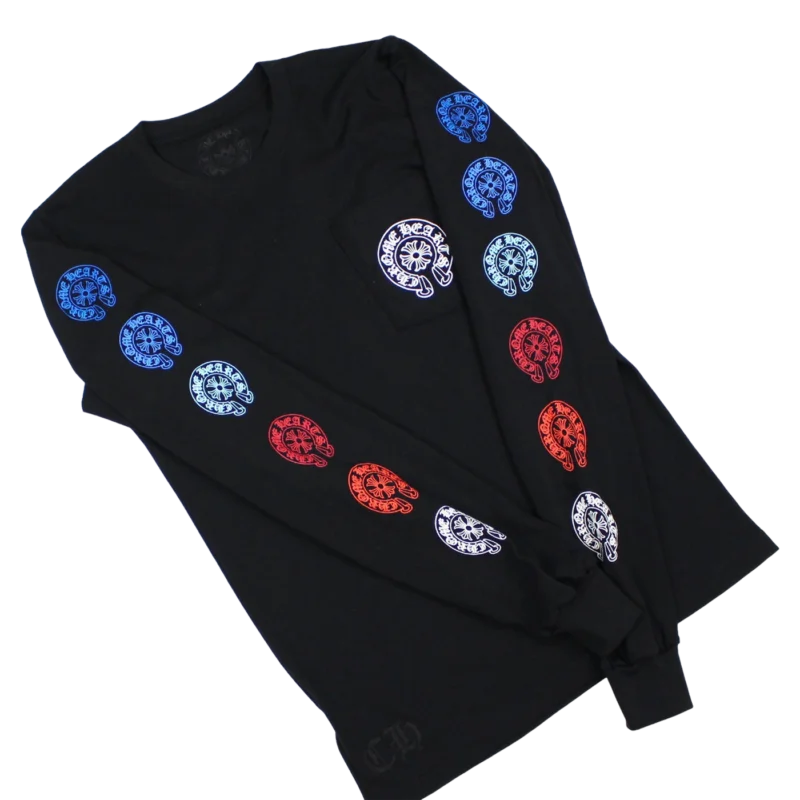 Multi Color Horseshoe Long Sleeve T Shirt view 2