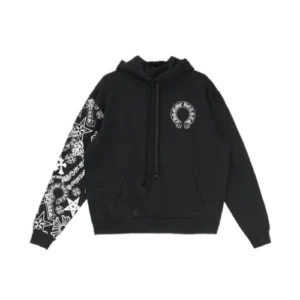 Chrome Hearts Hoodie Multi Logo On Sleeve view 2