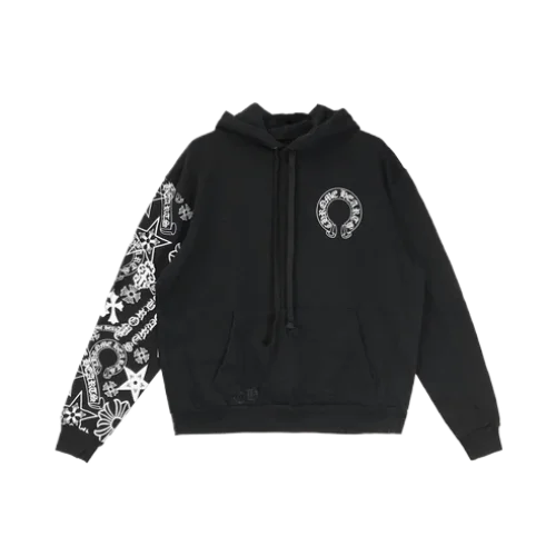Chrome Hearts Hoodie Multi Logo On Sleeve view 2