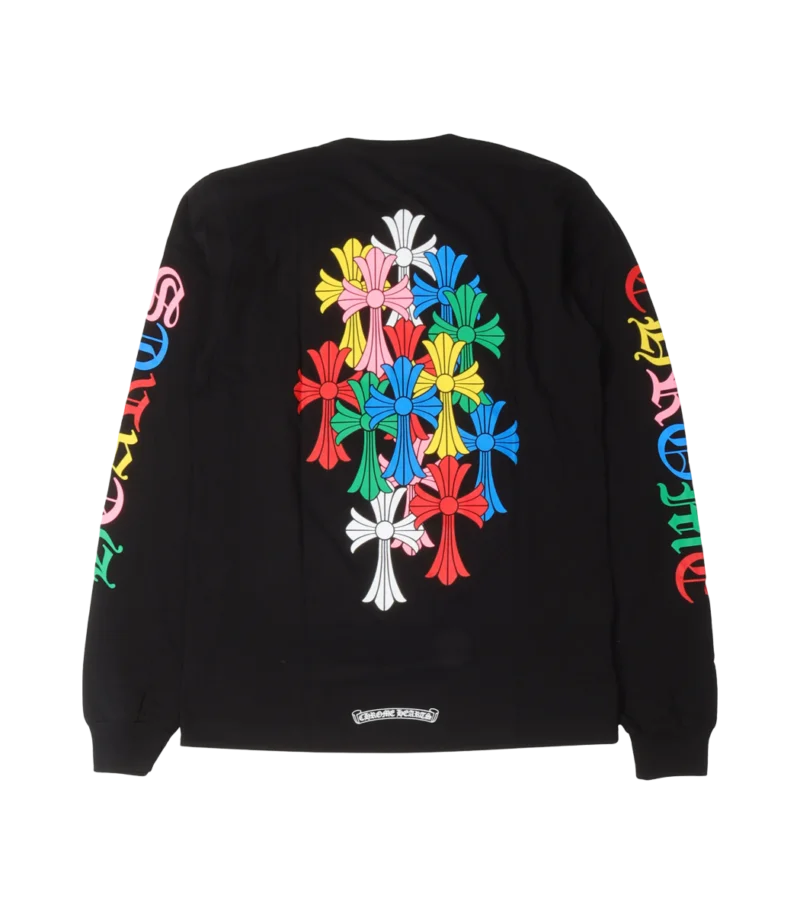 Multicolor Cross Long Sleeve T Shirt view 2