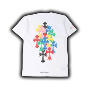 Multicolor-Cross-T-Shirt White