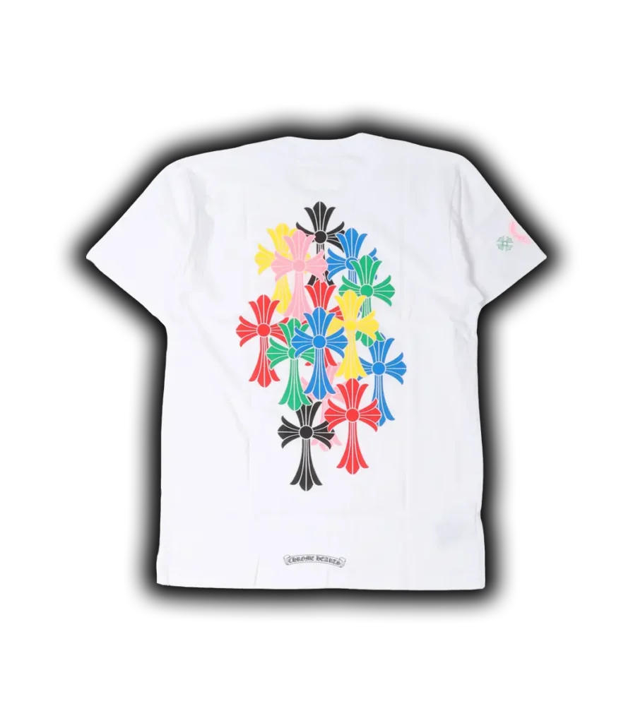 Multicolor-Cross-T-Shirt White