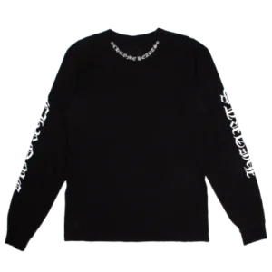 Chrome Hearts Neck Logo LS Tee Long Sleeve T-Shirt