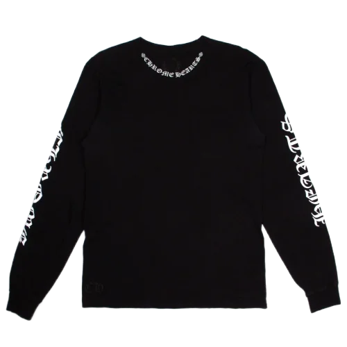 Chrome Hearts Neck Logo LS Tee Long Sleeve T-Shirt