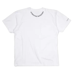 Chrome Hearts Neck Logo White T-Shirt