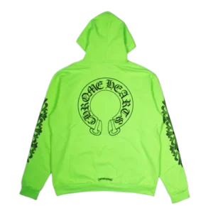 Chrome Hearts Neon Green Ultra Miami Hoodie
