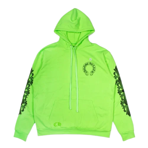 Chrome Hearts Neon Green Ultra Miami Hoodie view 2