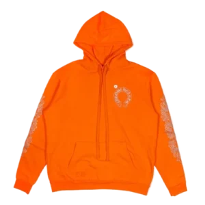 Chrome Hearts Neon Orange Ultra Miami Hoodie view 2